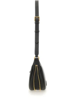 Borsa in pelle mezzaluna