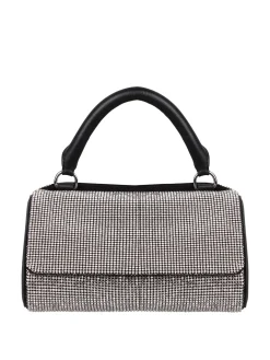 Borsa mini white crush con decorazione
