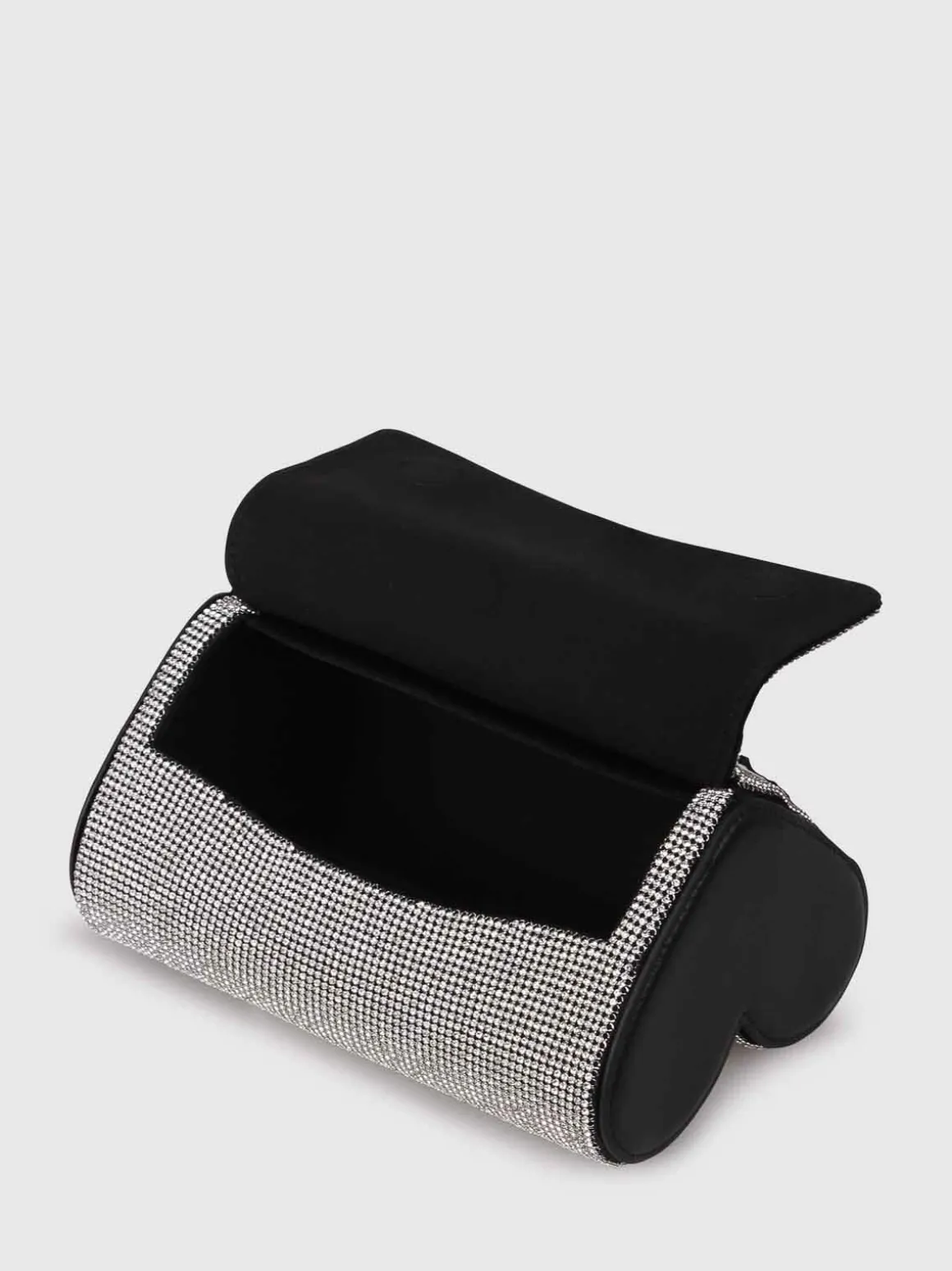 Borsa mini white crush con decorazione