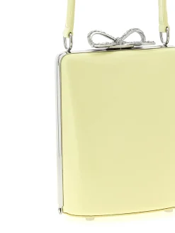 Borsa per sacchetto di pelle gialla