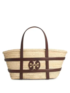 Borsa per secchio Ella in paglia beige