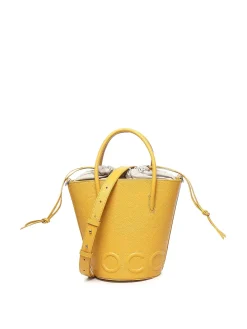 Borsa per secchio in pelle granata mirtha