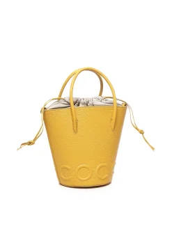 Borsa per secchio in pelle granata mirtha
