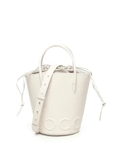 Borsa per secchio in pelle granata mirtha
