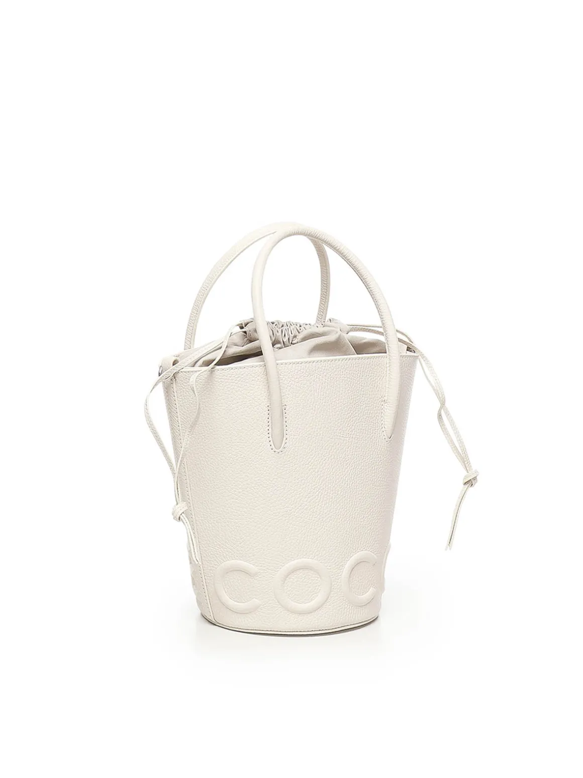 Borsa per secchio in pelle granata mirtha