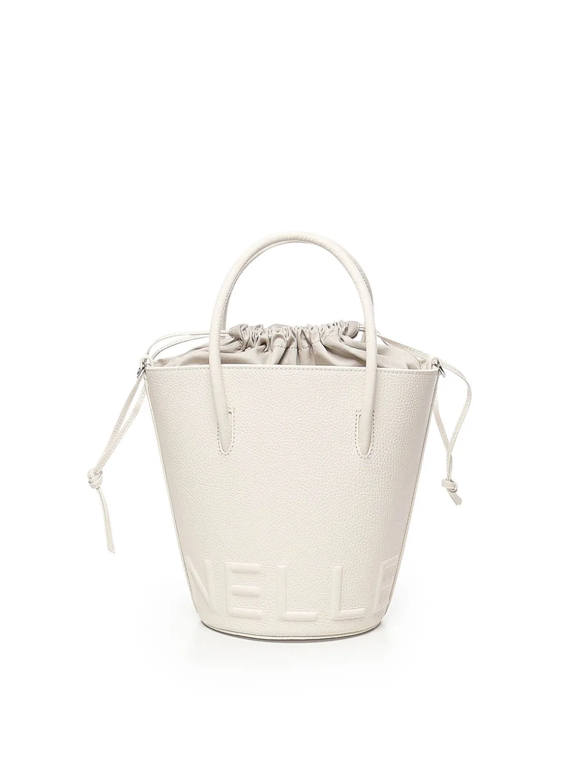 Borsa per secchio in pelle granata mirtha