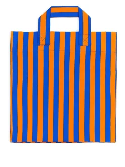 Borsa Shopper Con Motivo A Righe