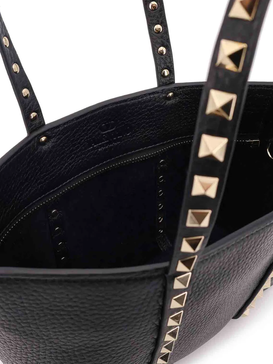 Borsa Shopping Rockstud In Pelle