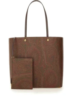 Borsa Shopping con motivo Paisley