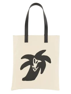 Borsa shopping in tela di cotone