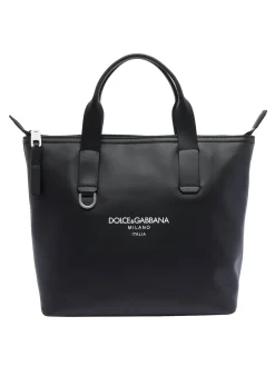 Borsa shopping piccola con logo