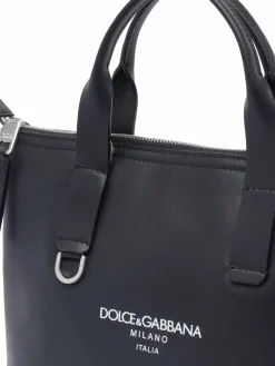Borsa shopping piccola con logo