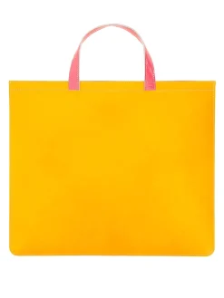 Borsa Tote in Pelle Super Fluo
