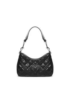 Borsa trapuntata con logo