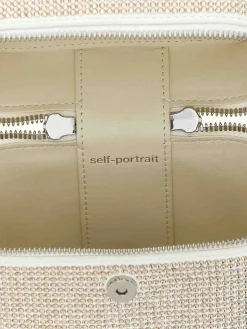 Borsetta di vanitÃ  di rinestone satinato