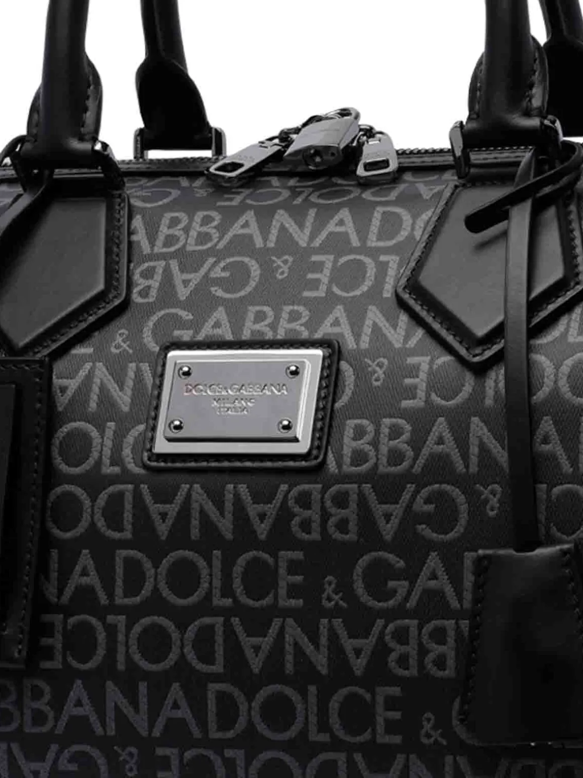Borsone con logo all-over
