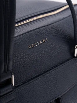 Borsone in pelle `micron`