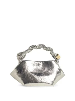 Bou Mini Bag in Silver Leather Blend