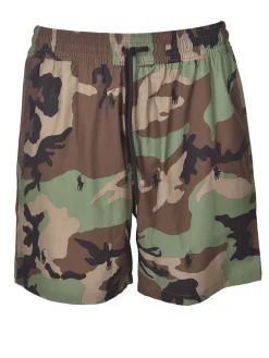 Boxer da mare camouflage marrone