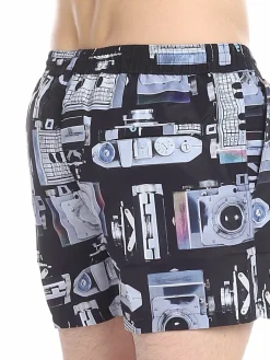 Boxer mare con stampa Camera Paul Smith