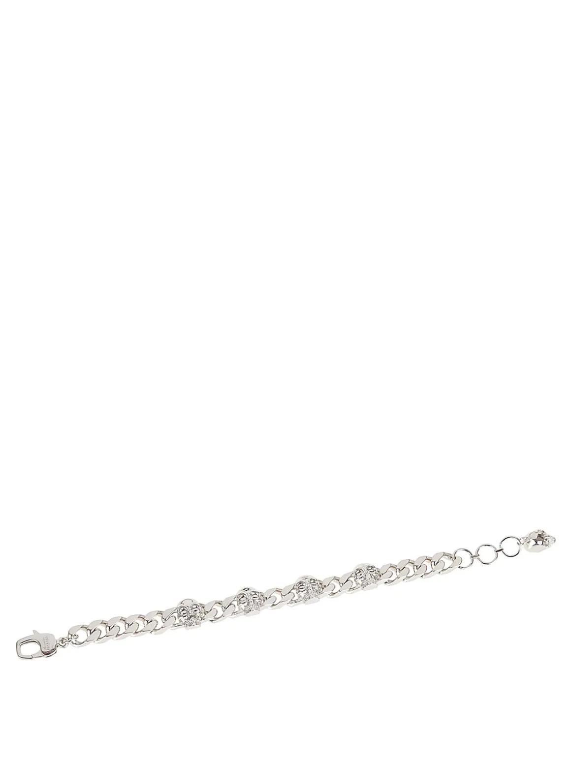 Bracciale a catena con teschio