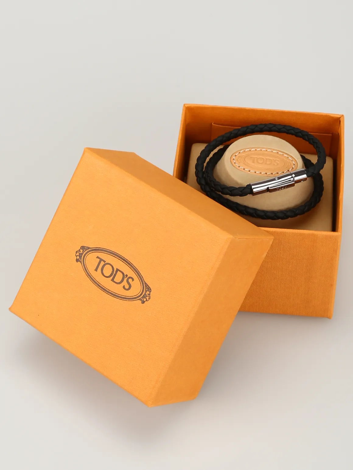 Bracciale MyColors in pelle intrecciata nera