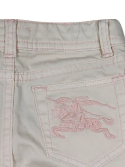 Burberry pantaloni rosa