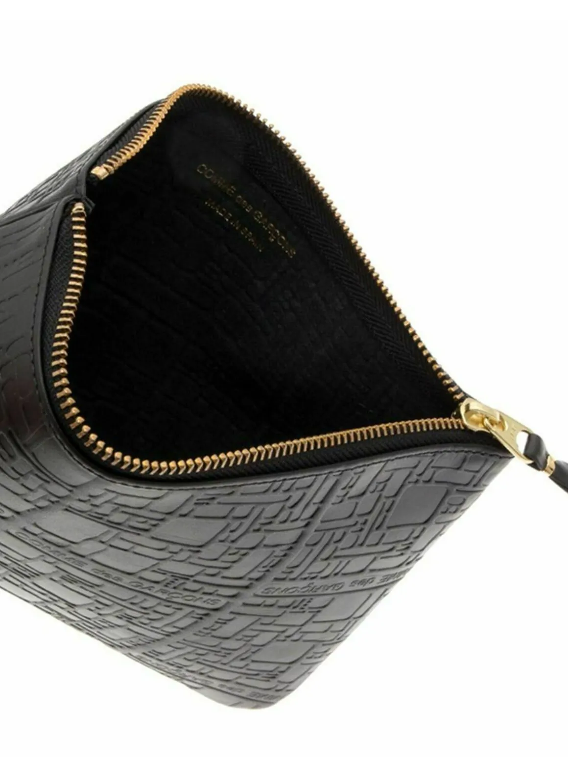 Bustina Embossed Logo nera