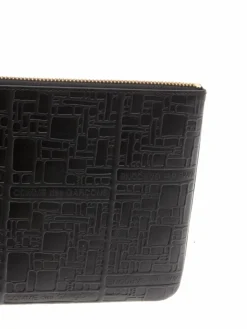 Bustina Embossed Logo nera