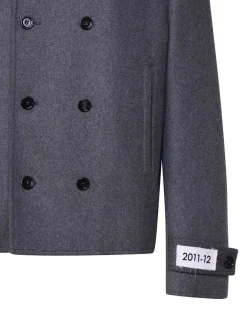 Caban Doppiopetto In Lana E Cashmere