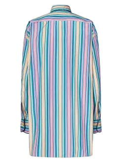 Camicia a strisce multicolori