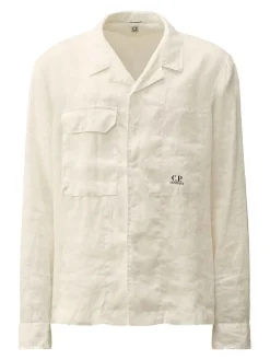 Camicia bianca di lino