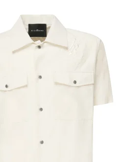 Camicia chuy con ricamo logo