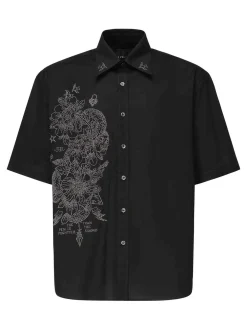 Camicia con ricamo