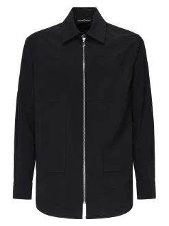 Camicia con zip a cavallo