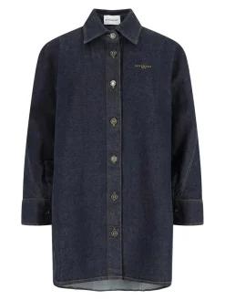 Camicia In Denim Logo