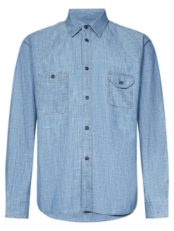 Camicia kafka lavata azzurra