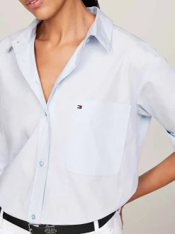Camicia Oversize In Popeline Donna