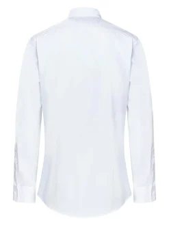 Camicia poplin bianco in forma slim