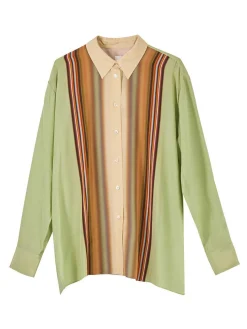 Camicia Seta Multiriga Estiva