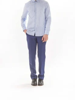 Camicia Slim Fit Multiriga Ps