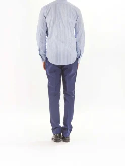Camicia Slim Fit Multiriga Ps