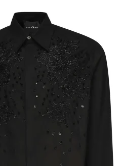 Camicia Tavaria con ricami e paillettes