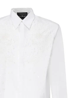 Camicia Tavaria con ricami e paillettes