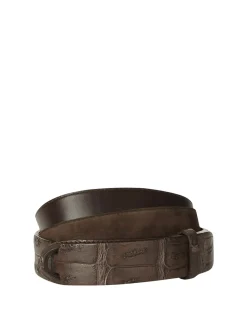 Camoscio Cocco Crocodile Suede