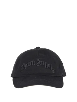 Cappellino con logo curvo Nero - Nero