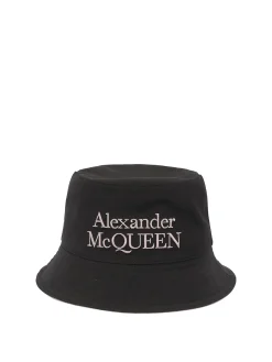Cappello a secchiello reversibile con logo