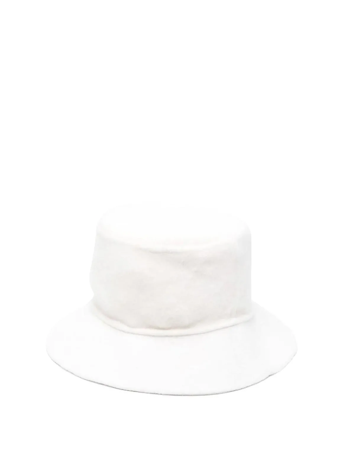 Cappello a secchio in lana largo
