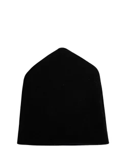 Cappello Beanie In Cashmere Ricamato