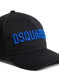 Cappello blu e nero